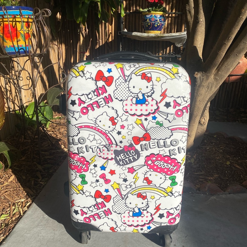 Hello Kitty “Cloudy and Lightning” Suitcase